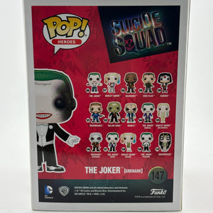 Funko POP! Heroes Suicide Squad #147 The Joker [Grenade] 2016 NYCC Limited FRENLY BRICKS - Open 7 Days