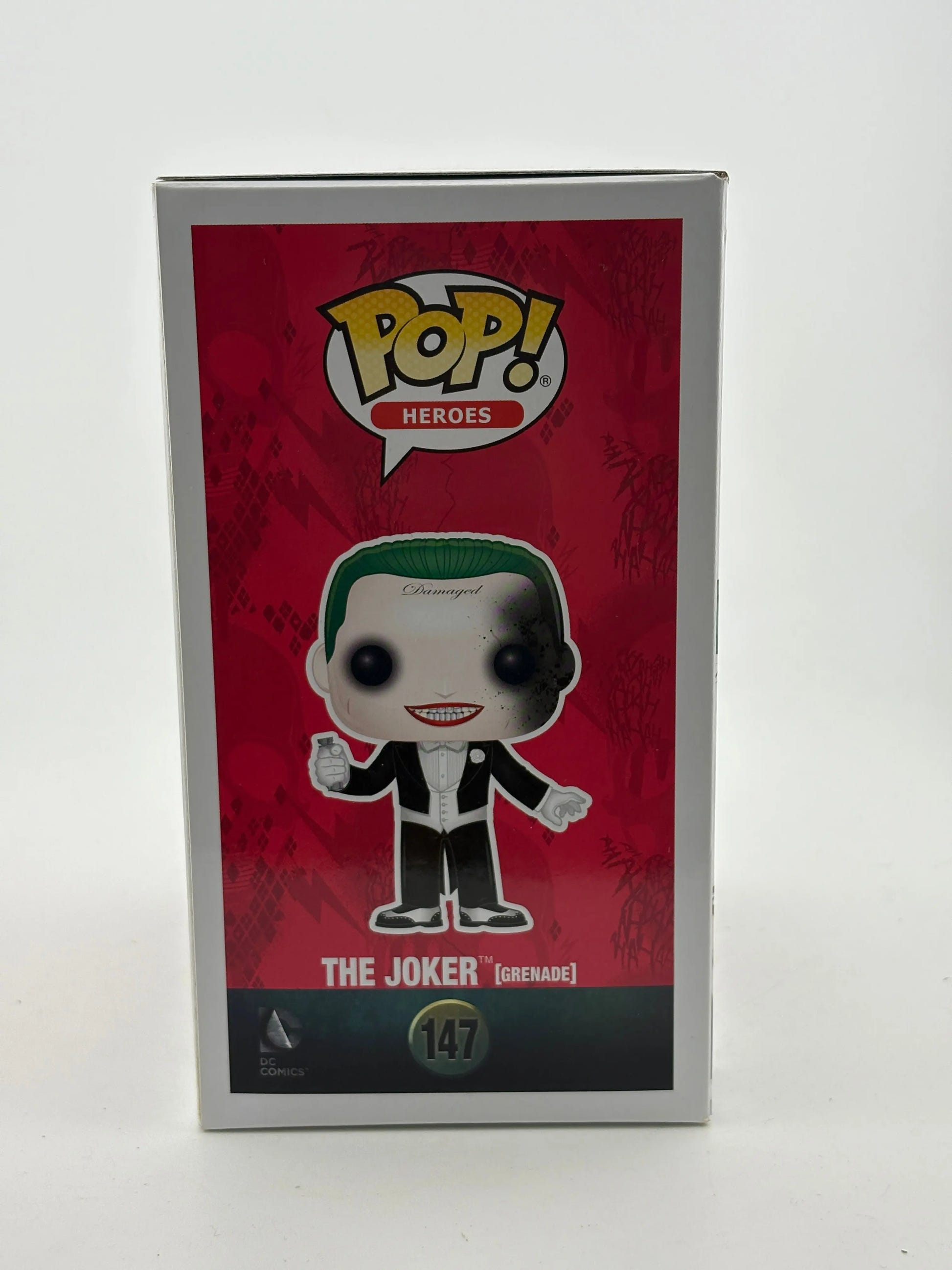 Funko POP! Heroes Suicide Squad #147 The Joker [Grenade] 2016 NYCC Limited FRENLY BRICKS - Open 7 Days image 4