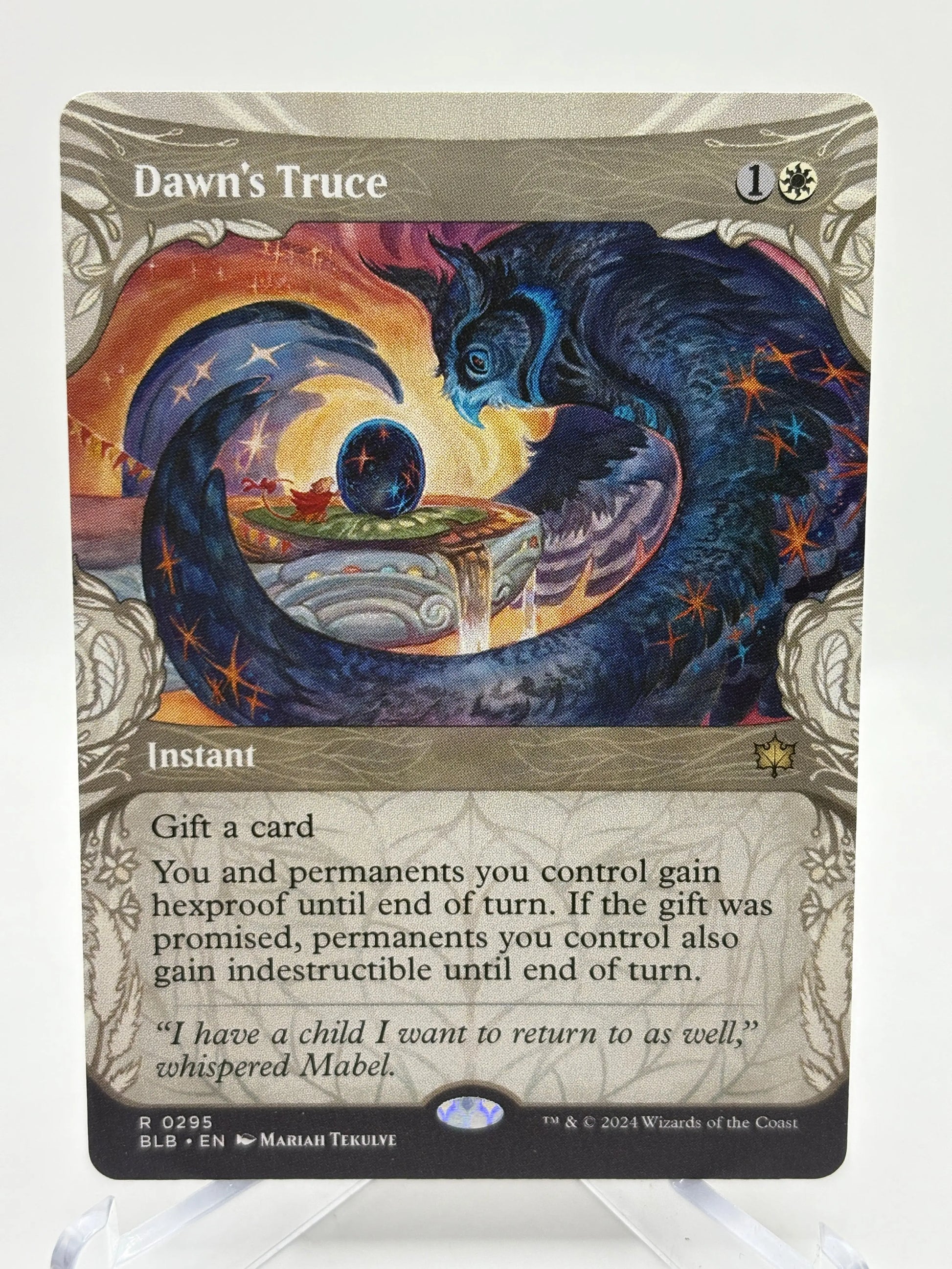 Magic The Gathering - Dawns Truce #0295 Rare BLB Bloomburrow LP FRENLY BRICKS - Open 7 Days