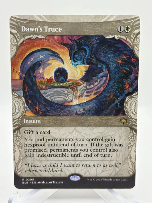 Magic The Gathering - Dawns Truce #0295 Rare BLB Bloomburrow LP FRENLY BRICKS - Open 7 Days