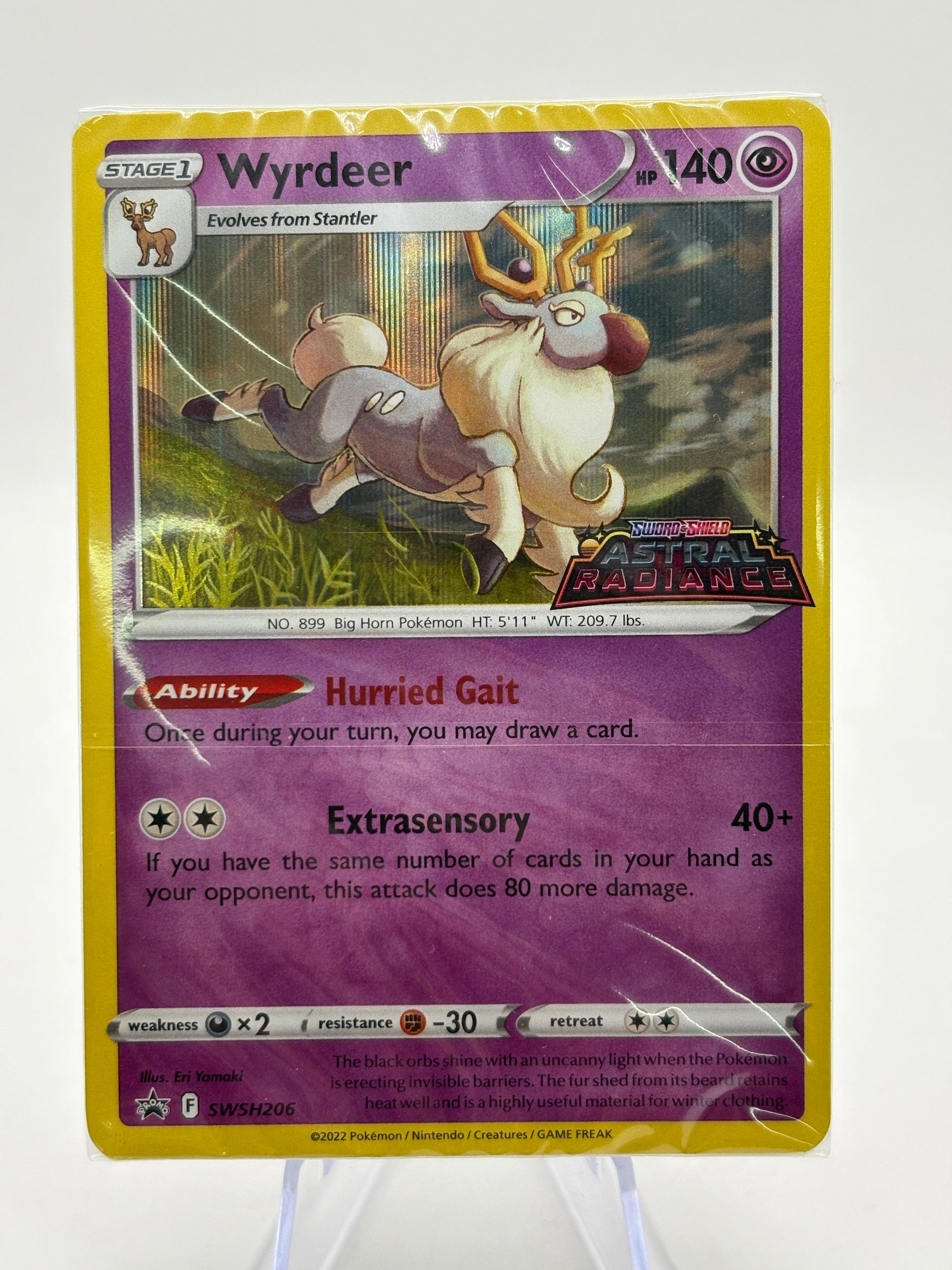 Pokemon TCG SWSH Promos - Wyrdeer SWSH206 Stamped Sealed Deck FRENLY BRICKS - Open 7 Days