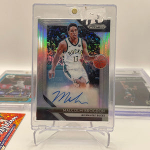 NBA Auto & Patch Milwaukee Bucks sports card lot , bundle - Malcolm Brogdon + more (lot#42) FRENLY BRICKS - Open 7 Days
