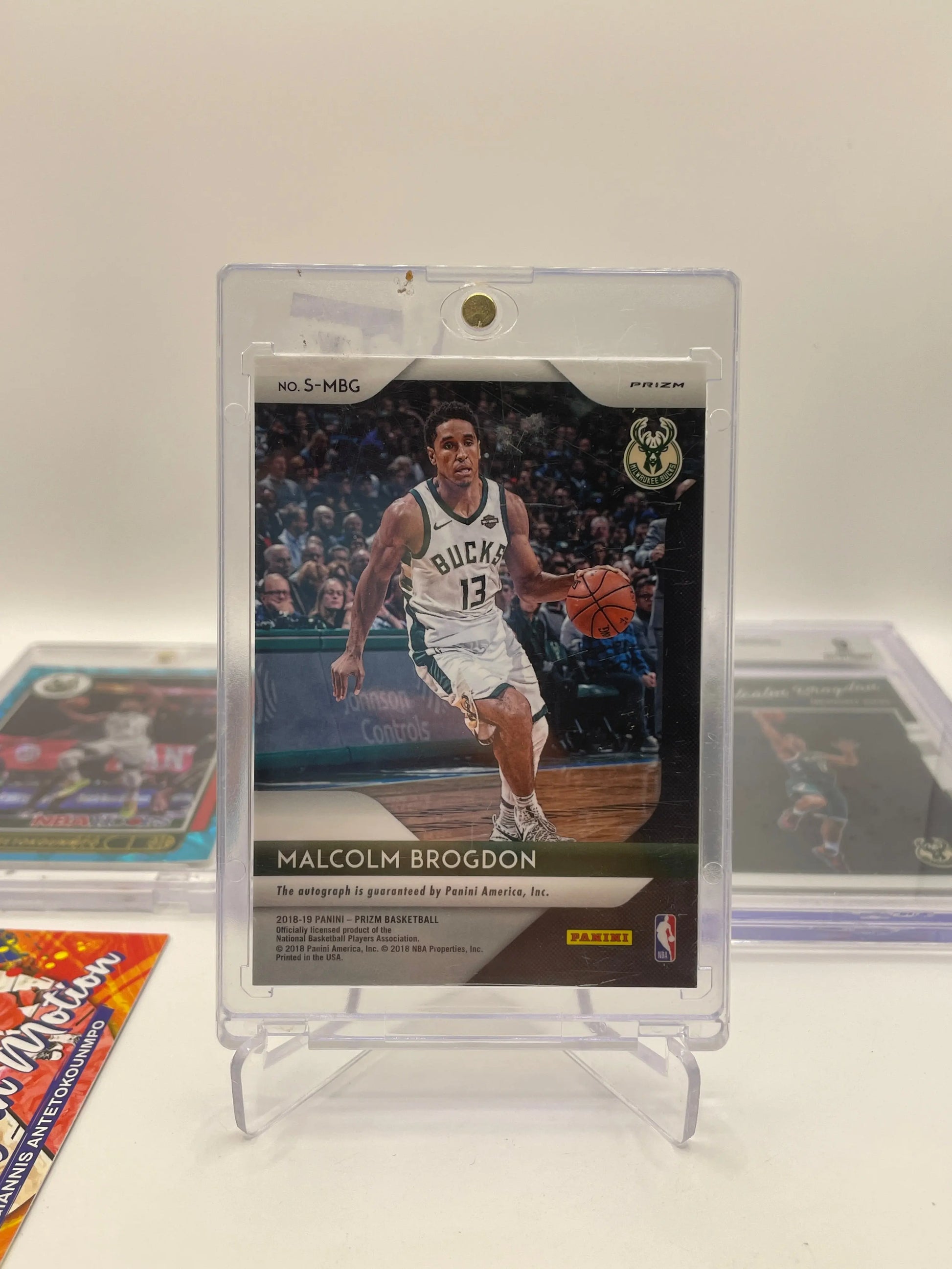 NBA Auto & Patch Milwaukee Bucks sports card lot , bundle - Malcolm Brogdon + more (lot#42) FRENLY BRICKS - Open 7 Days