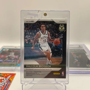 NBA Auto & Patch Milwaukee Bucks sports card lot , bundle - Malcolm Brogdon + more (lot#42) FRENLY BRICKS - Open 7 Days