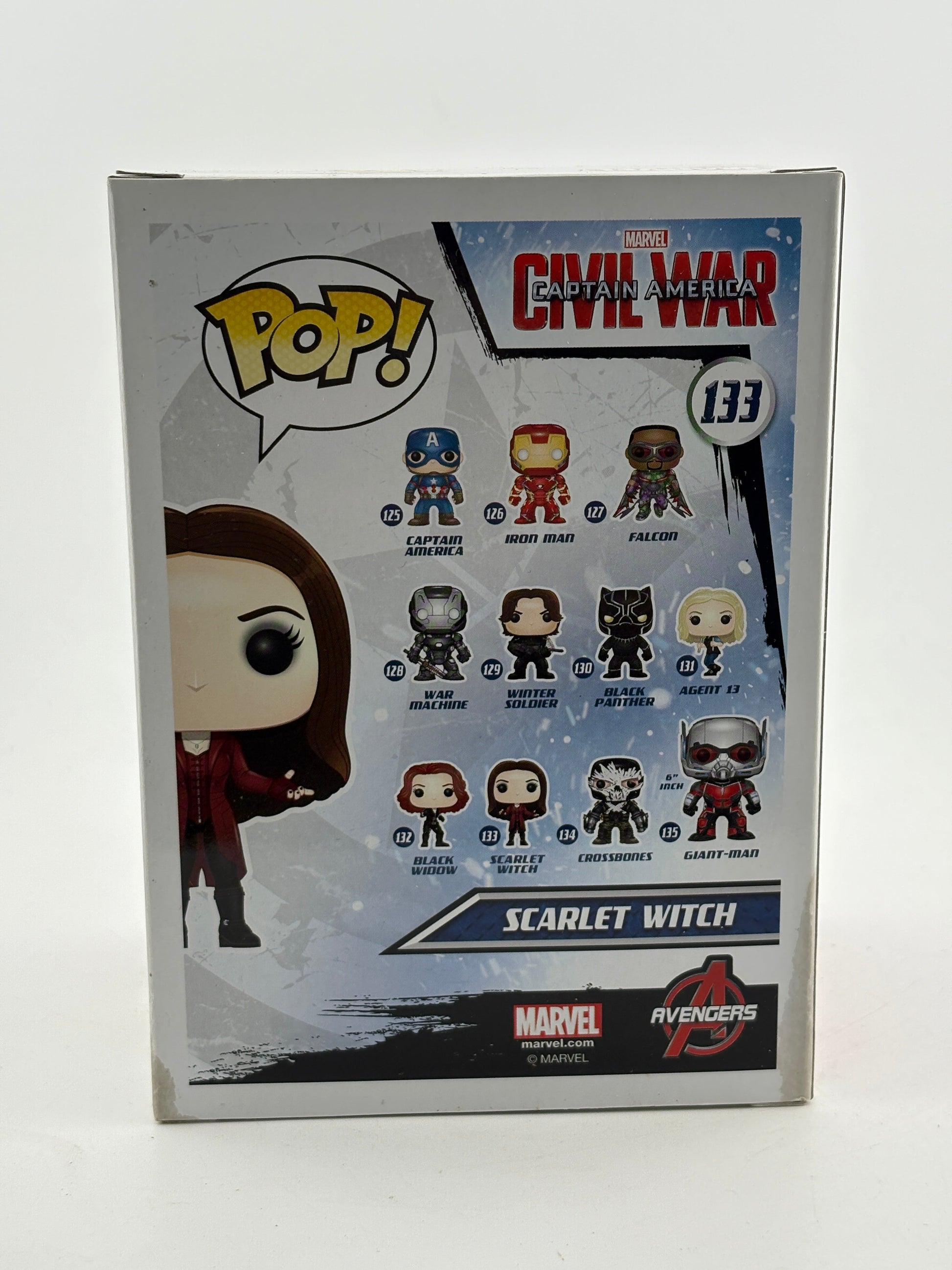Funko POP! Marvel Captain America Civil War #133 Scarlet Witch Vinyl Bobble-head FRENLY BRICKS - Open 7 Days