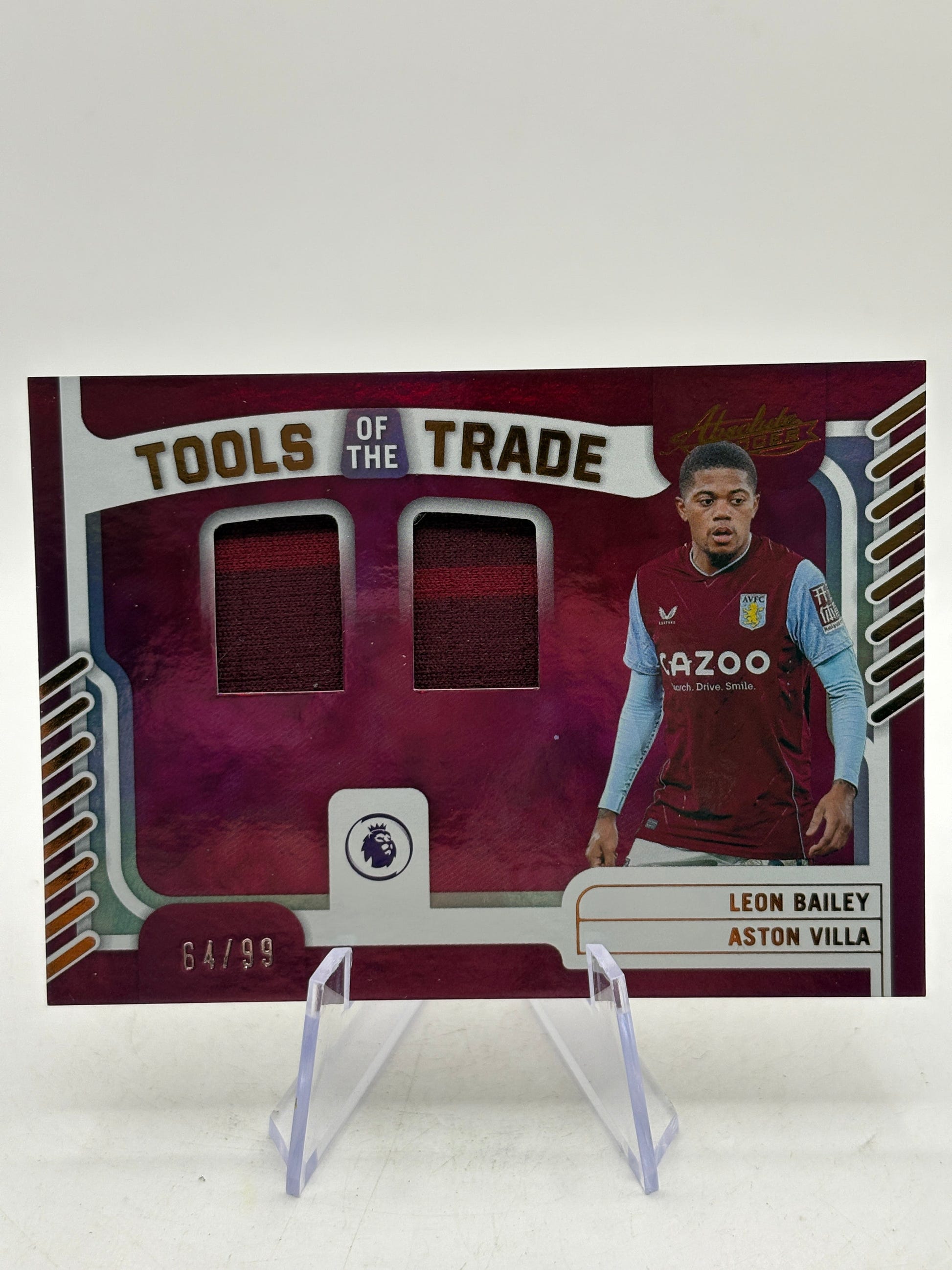 2022-23 Panini Chronicles Absolute - Leon Bailey #AT-LBA Patch /99 FRENLY BRICKS - Open 7 Days image 5