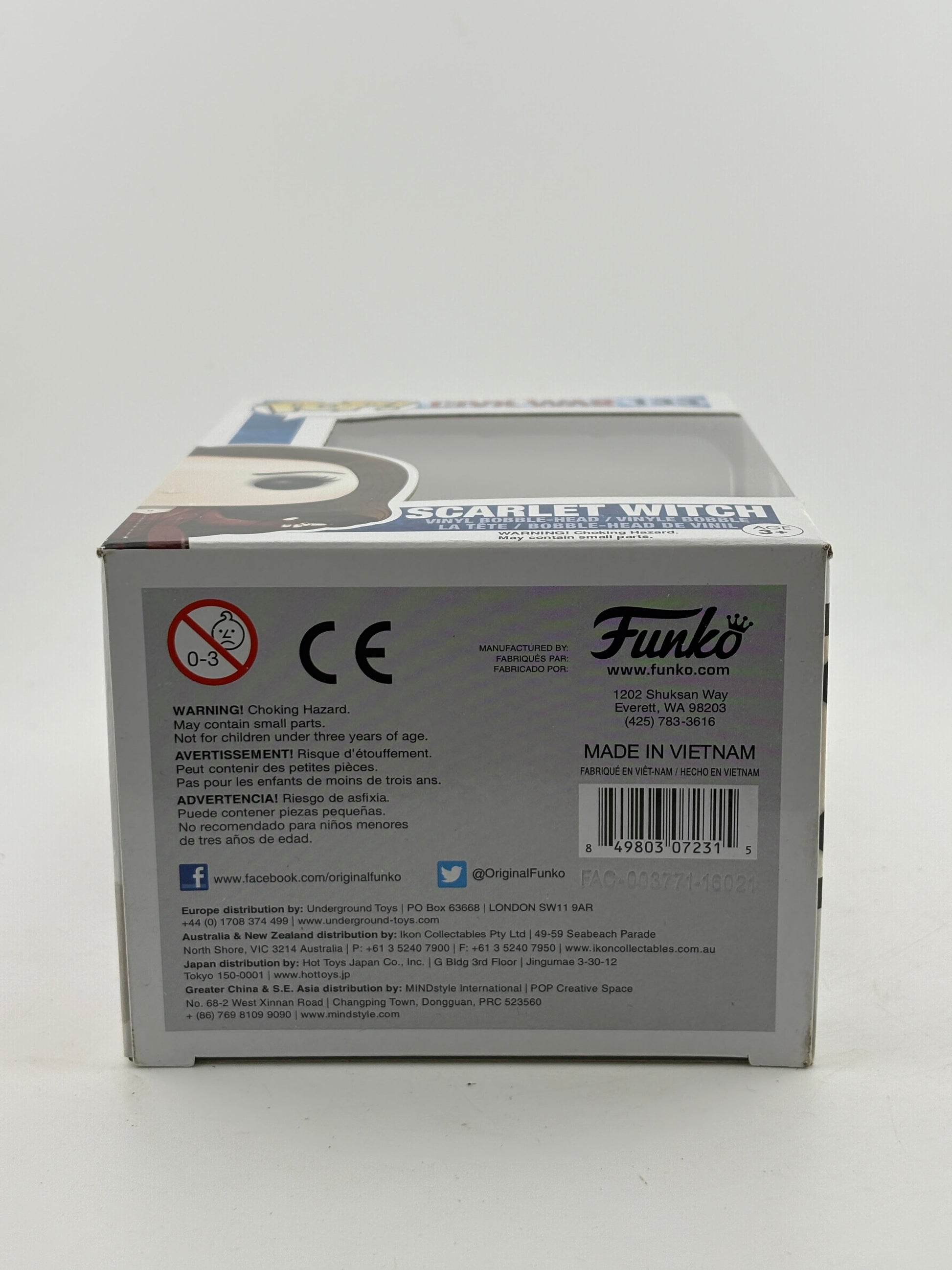 Funko POP! Marvel Captain America Civil War #133 Scarlet Witch Vinyl Bobble-head FRENLY BRICKS - Open 7 Days