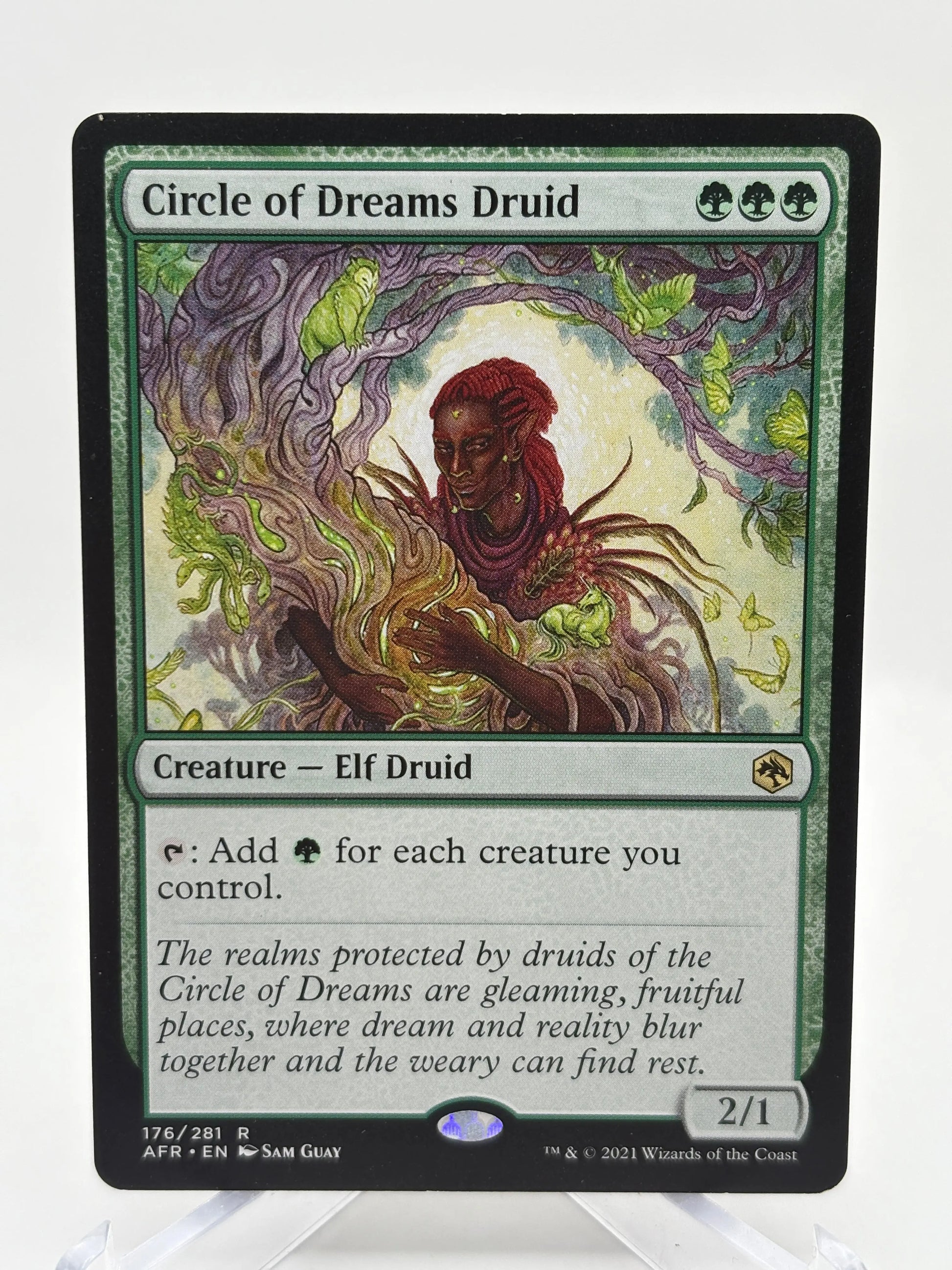 Magic The Gathering - Circle pf Dreams Druid Rare #176/281 AFR LP FRENLY BRICKS - Open 7 Days