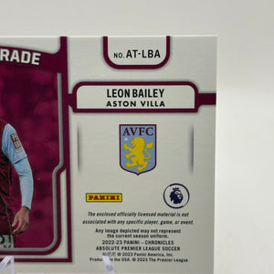 2022-23 Panini Chronicles Absolute - Leon Bailey #AT-LBA Patch /99 FRENLY BRICKS - Open 7 Days