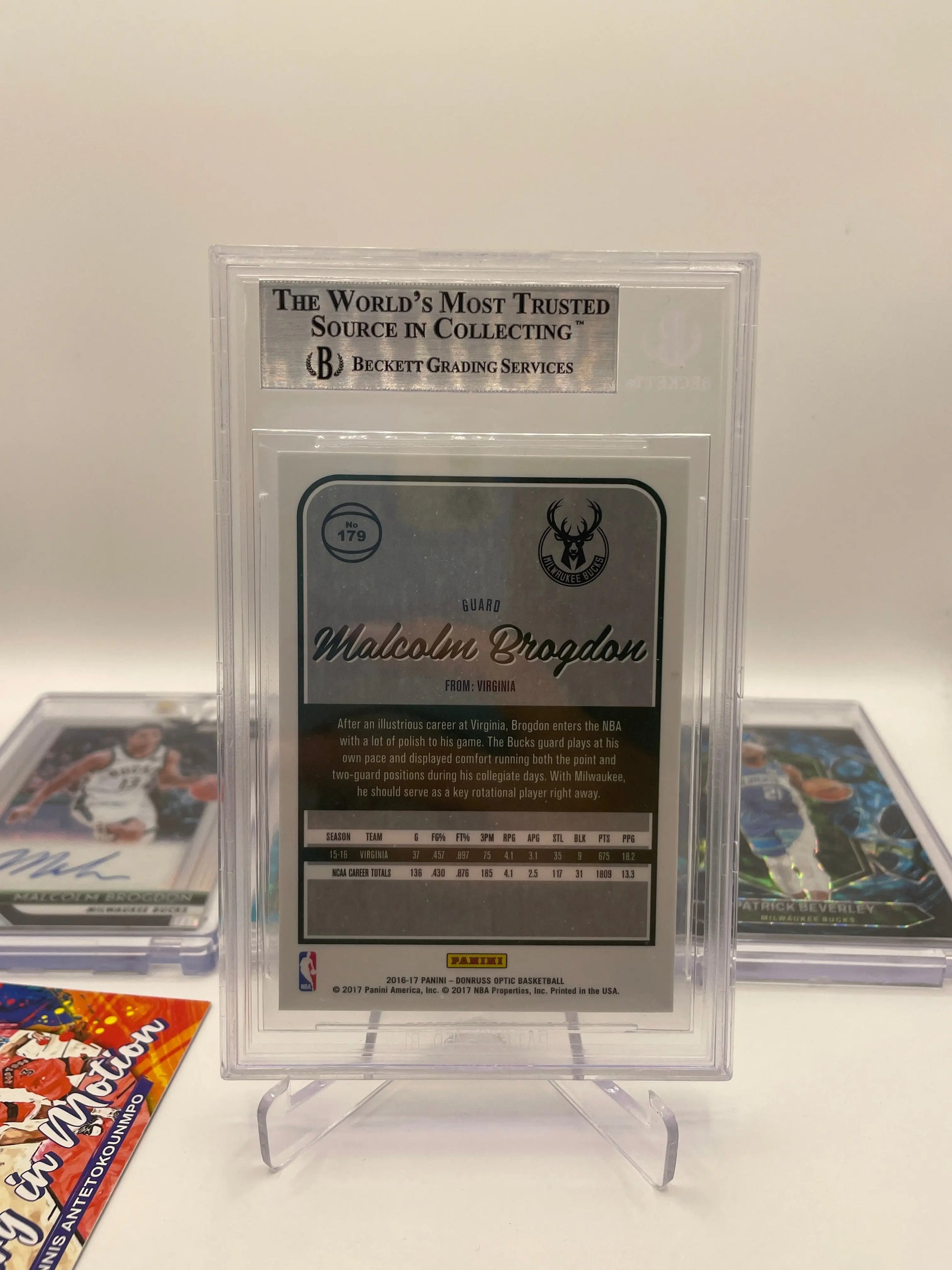 NBA Auto & Patch Milwaukee Bucks sports card lot , bundle - Malcolm Brogdon + more (lot#42) FRENLY BRICKS - Open 7 Days