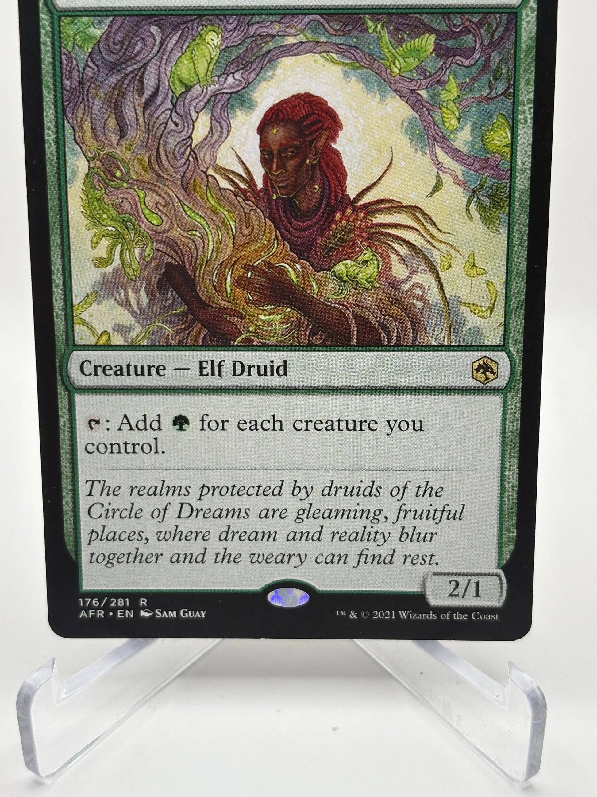 Magic The Gathering - Circle pf Dreams Druid Rare #176/281 AFR LP FRENLY BRICKS - Open 7 Days