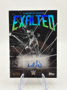2025 Topps Exalted WWE - Carmelo Hayes Auto /99