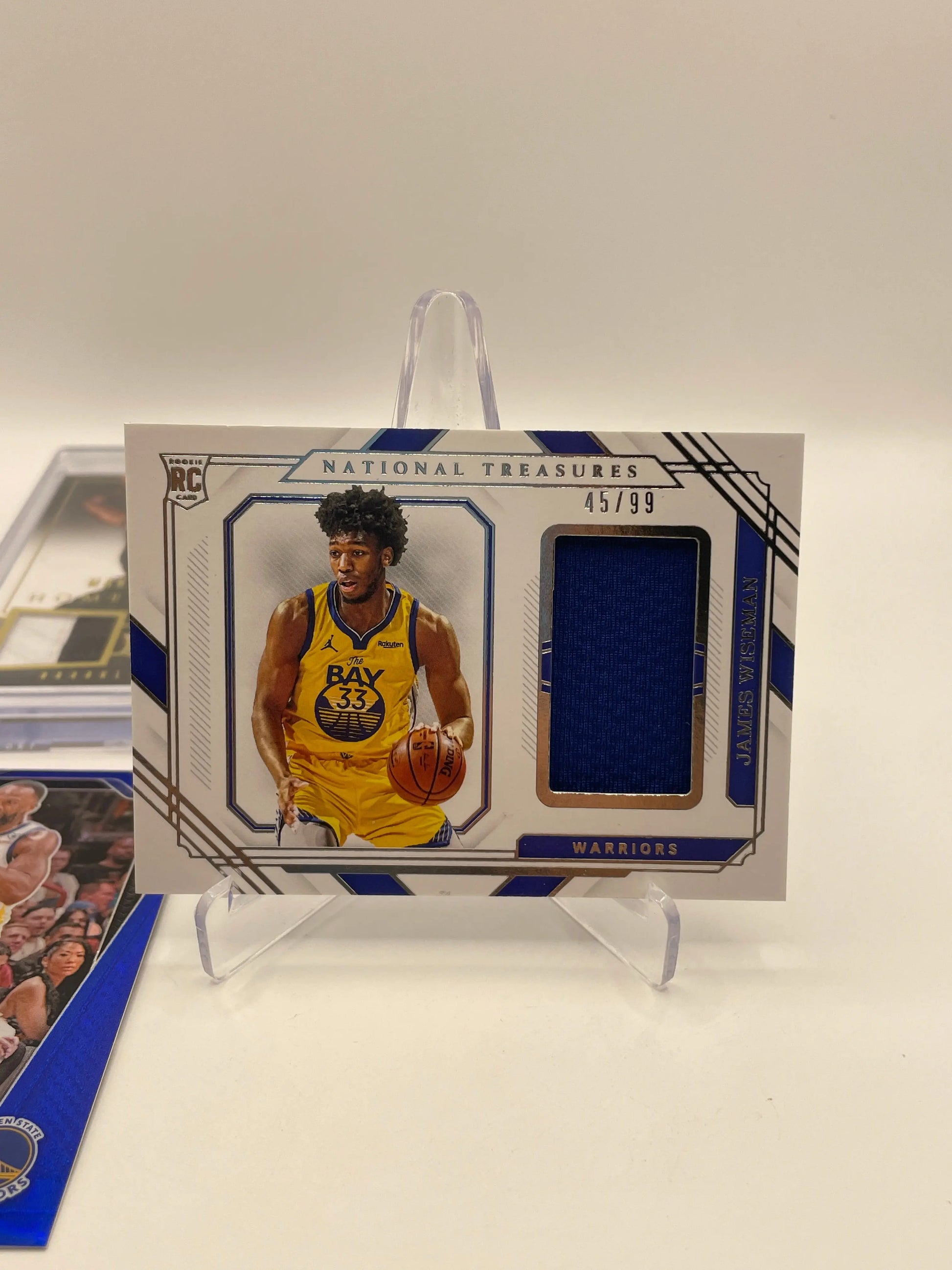 NBA Auto & Patch Golden State Warriors sports card lot , bundle - James Wiseman  + more (lot#43) FRENLY BRICKS - Open 7 Days