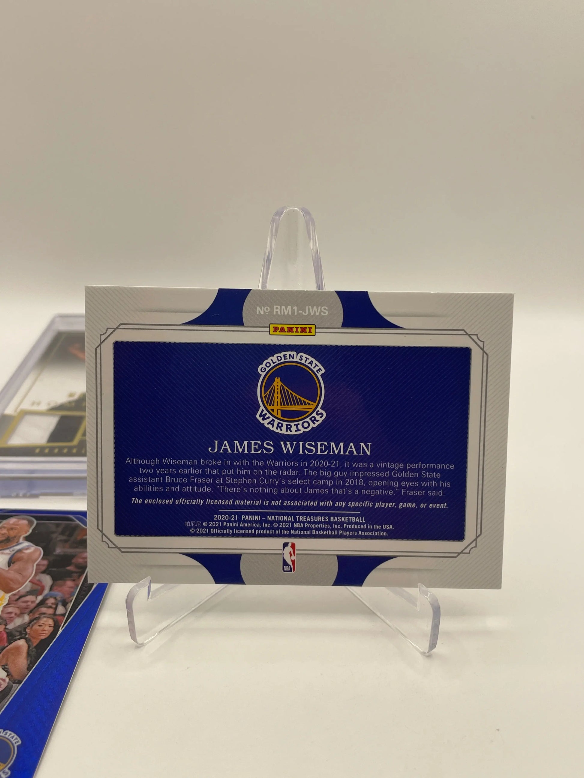 NBA Auto & Patch Golden State Warriors sports card lot , bundle - James Wiseman  + more (lot#43) FRENLY BRICKS - Open 7 Days