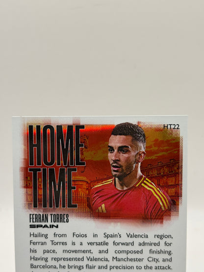 2025 Futera Fans Selection - Home Time HT22 Ferran Torres 10/10 Book End FRENLY BRICKS - Open 7 Days