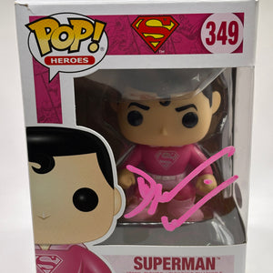 Funko POP! Heroes #349 Superman Dean Cain Signed PSA COA FRENLY BRICKS - Open 7 Days