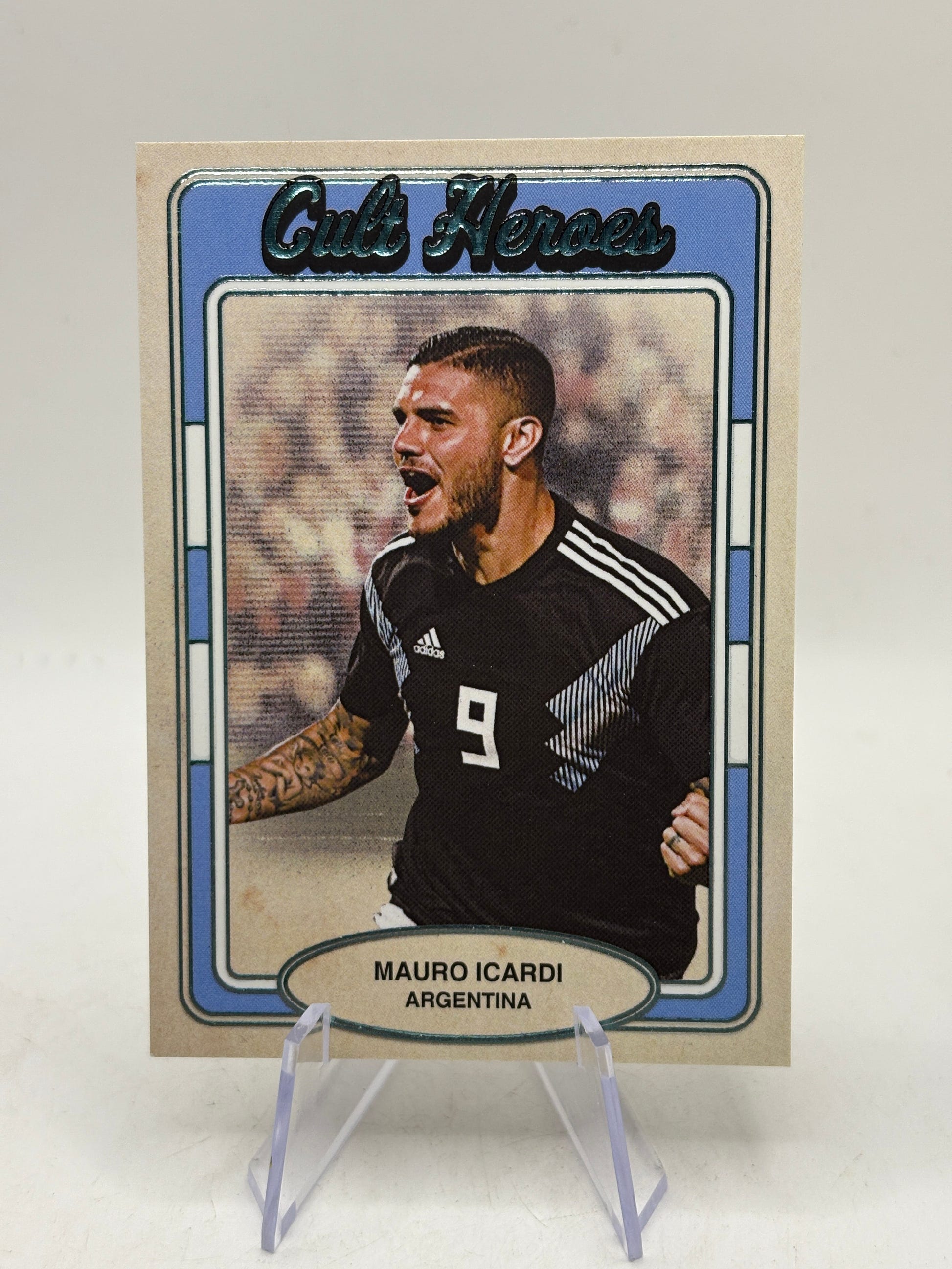 2025 Futera Unique World Football  Mauro Icardi #CH06 - Club Heroes 16/16 Book End FRENLY BRICKS - Open 7 Days image 1