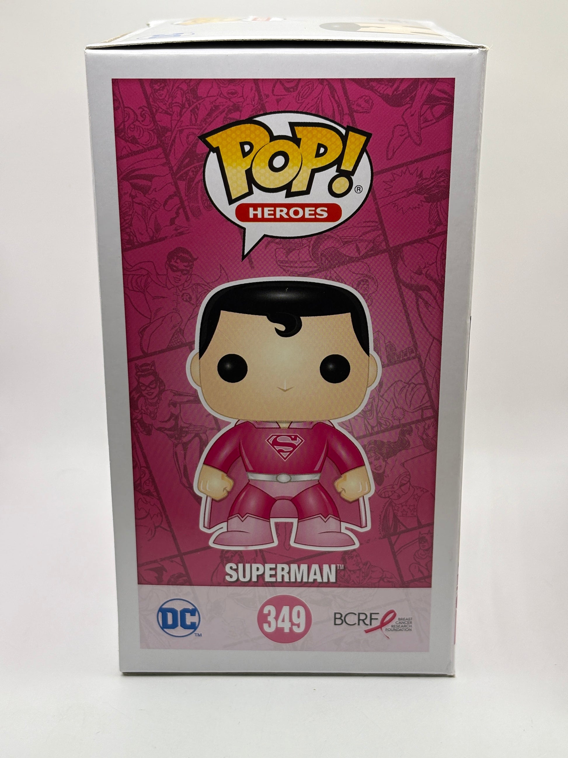 Funko POP! Heroes #349 Superman Dean Cain Signed PSA COA FRENLY BRICKS - Open 7 Days