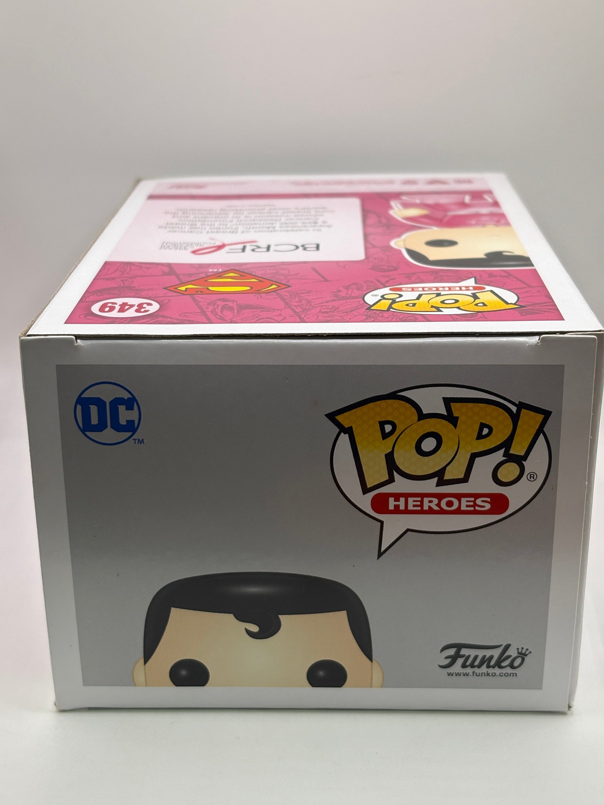 Funko POP! Heroes #349 Superman Dean Cain Signed PSA COA FRENLY BRICKS - Open 7 Days