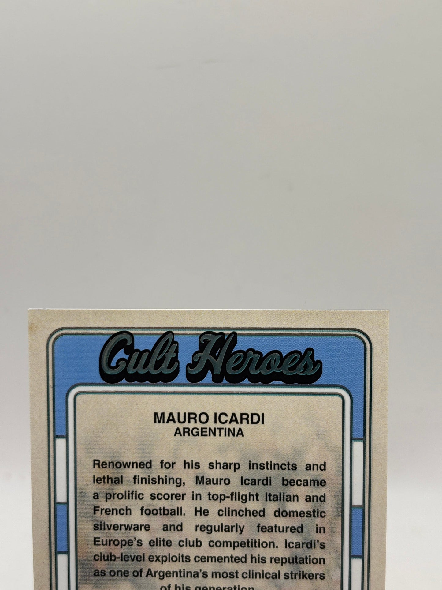 2025 Futera Unique World Football  Mauro Icardi #CH06 - Club Heroes 16/16 Book End FRENLY BRICKS - Open 7 Days