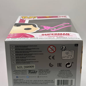 Funko POP! Heroes #349 Superman Dean Cain Signed PSA COA FRENLY BRICKS - Open 7 Days