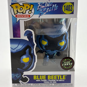 Funko POP! Movies Blue Beetle #1403 Blue Beetle Limited Glow Chase FRENLY BRICKS - Open 7 Days