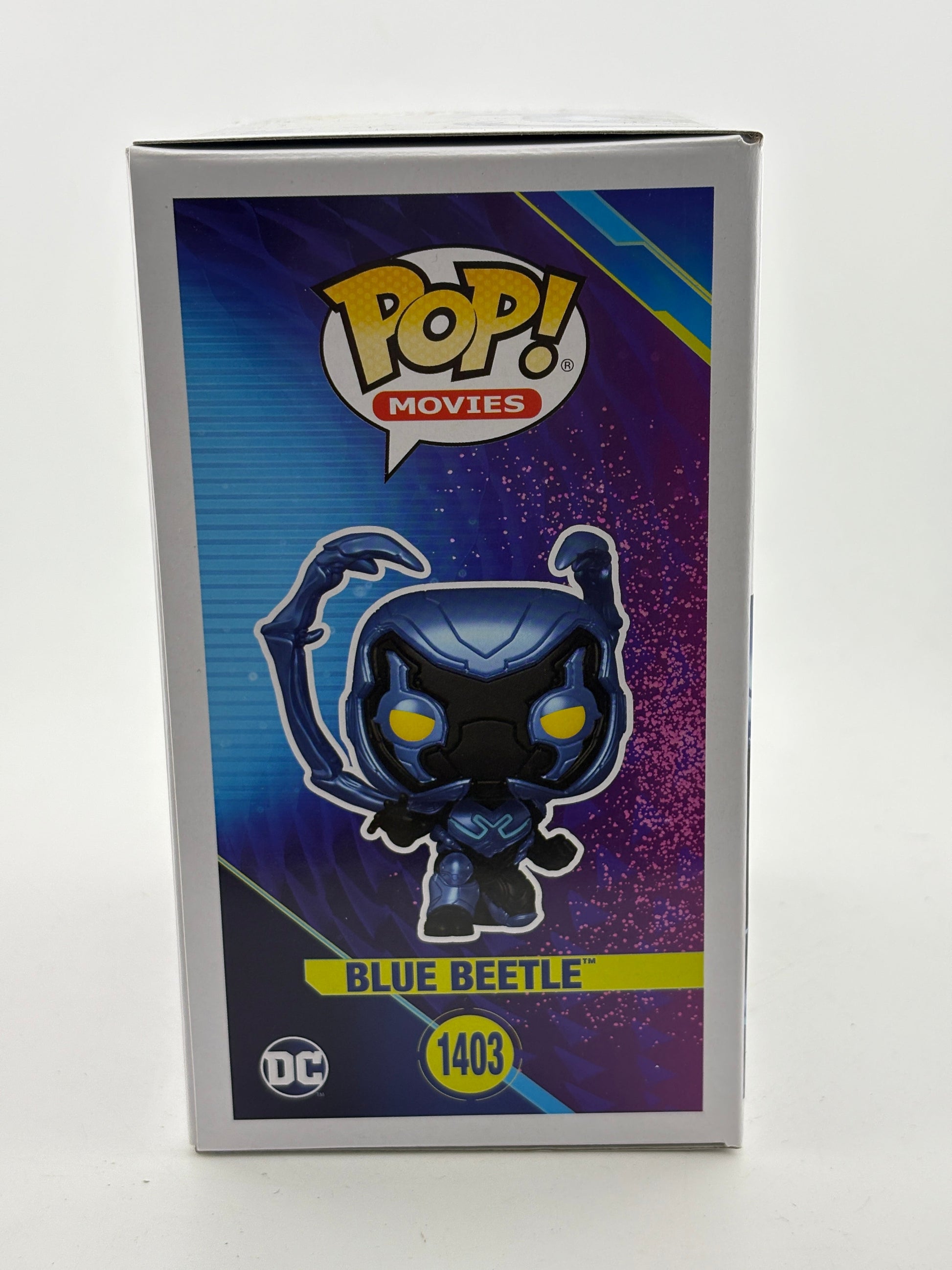 Funko POP! Movies Blue Beetle #1403 Blue Beetle Limited Glow Chase FRENLY BRICKS - Open 7 Days