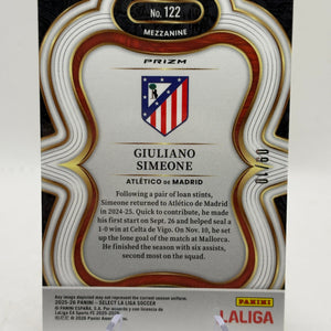 Giuliano Simeone 2025-26 Select La Liga #122 Atletico De Madrid Gold Wave 09/10 FRENLY BRICKS - Open 7 Days