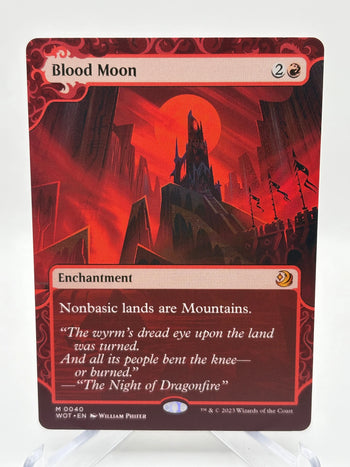 Magic The Gathering - Blood Moon Extended Art Mythic #0040 WOT LP FRENLY BRICKS - Open 7 Days