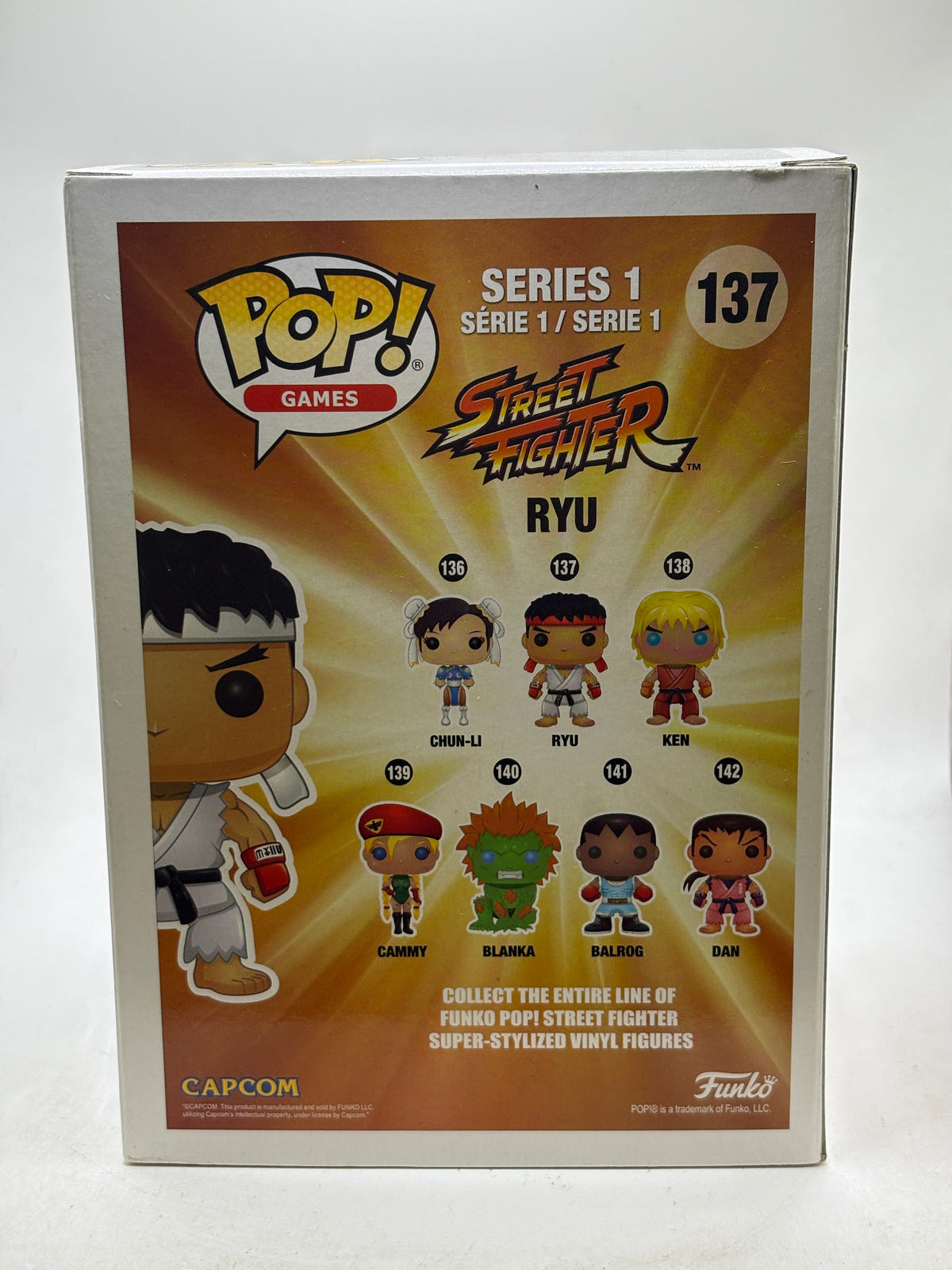 Funko POP! Games Street Fighter #137 Ryu Vinyl Figure image 3