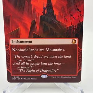 Magic The Gathering - Blood Moon Extended Art Mythic #0040 WOT LP FRENLY BRICKS - Open 7 Days