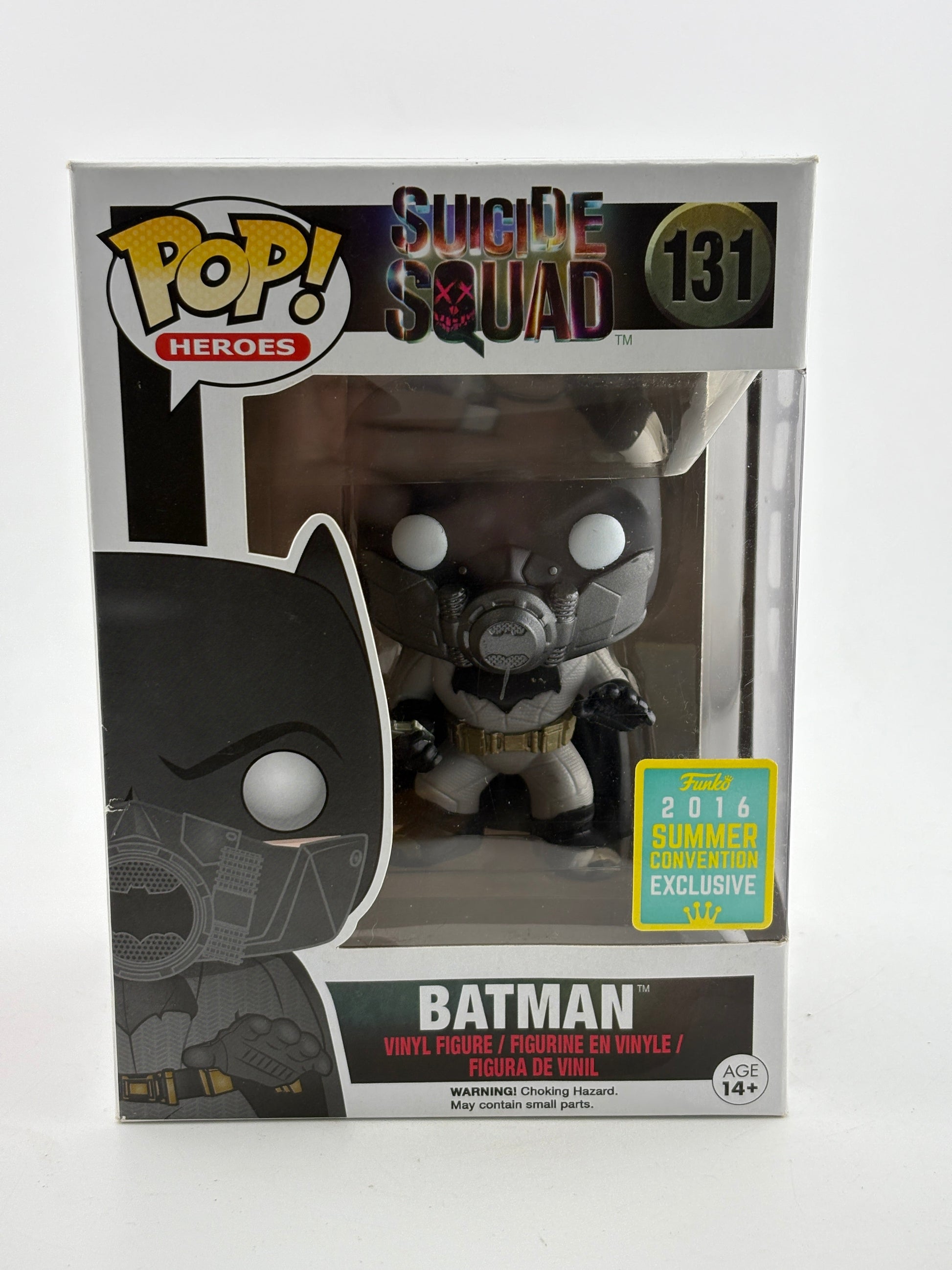 Funko POP! Heroes Suicide Squad #131 Batman 2016 Summer Con Limited FRENLY BRICKS - Open 7 Days