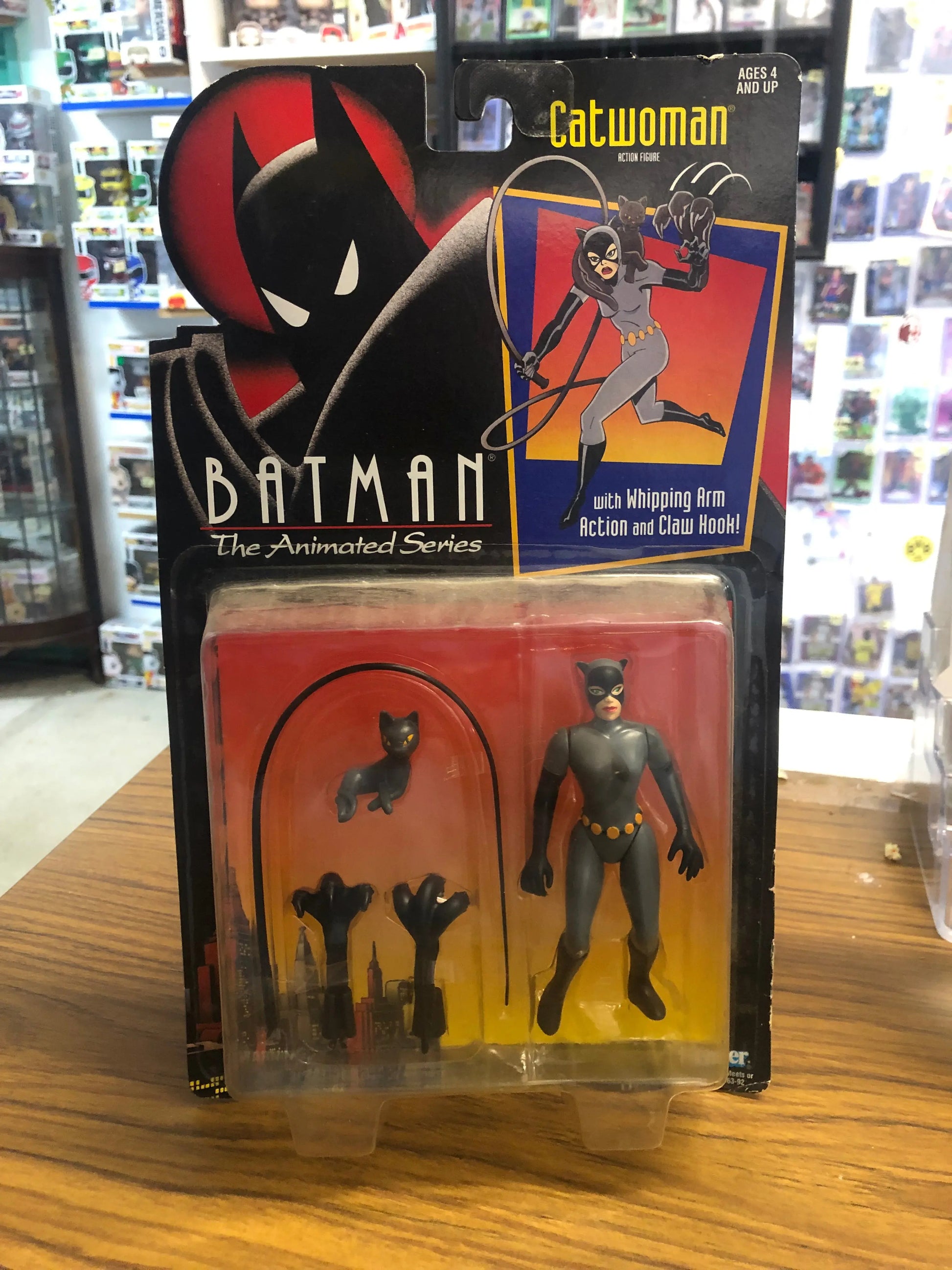 Batman The Animated Series Catwoman Action Figure 1993 Kenner FRENLY BRICKS - Open 7 Days
