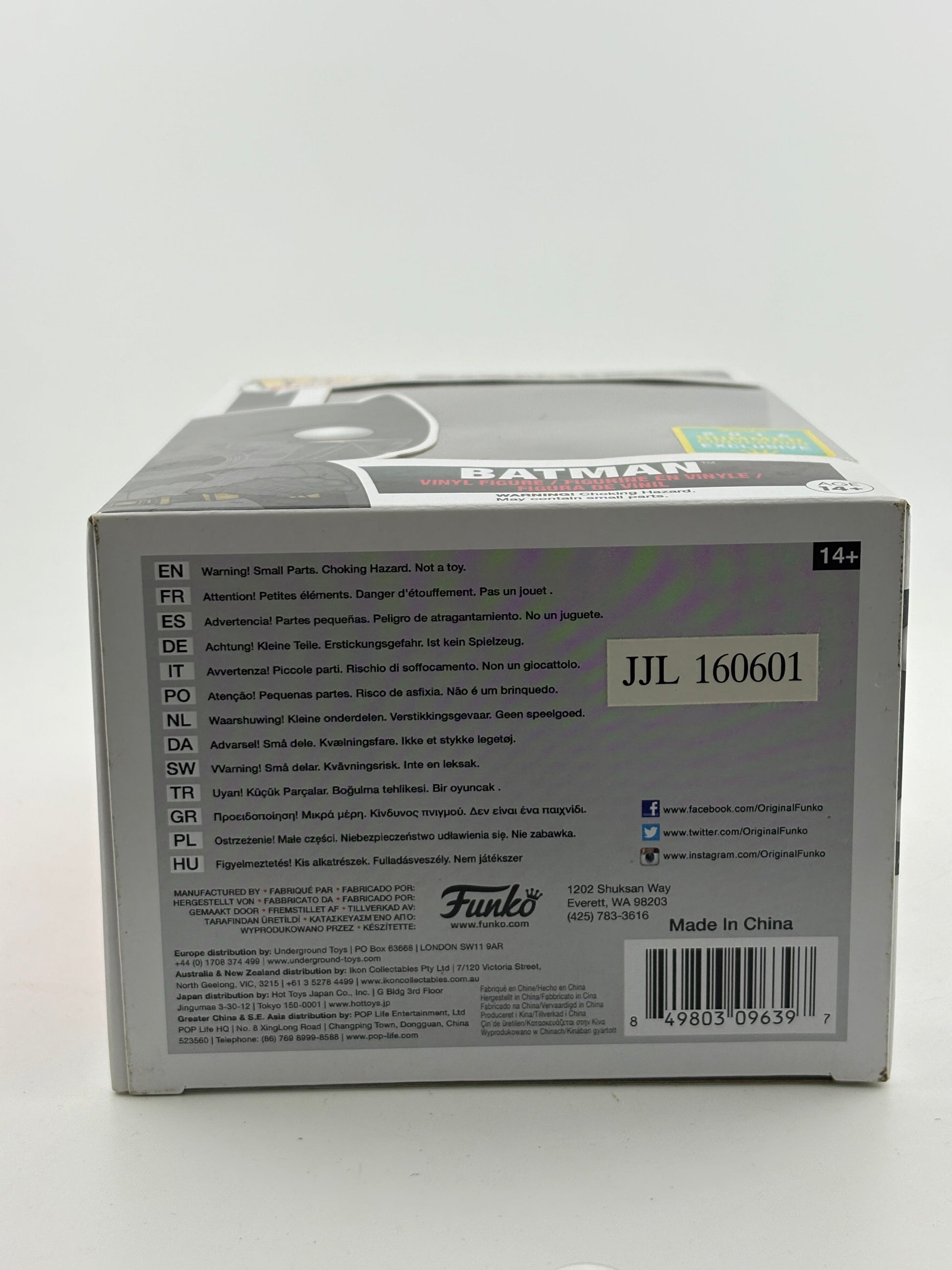 Funko POP! Heroes Suicide Squad #131 Batman 2016 Summer Con Limited FRENLY BRICKS - Open 7 Days