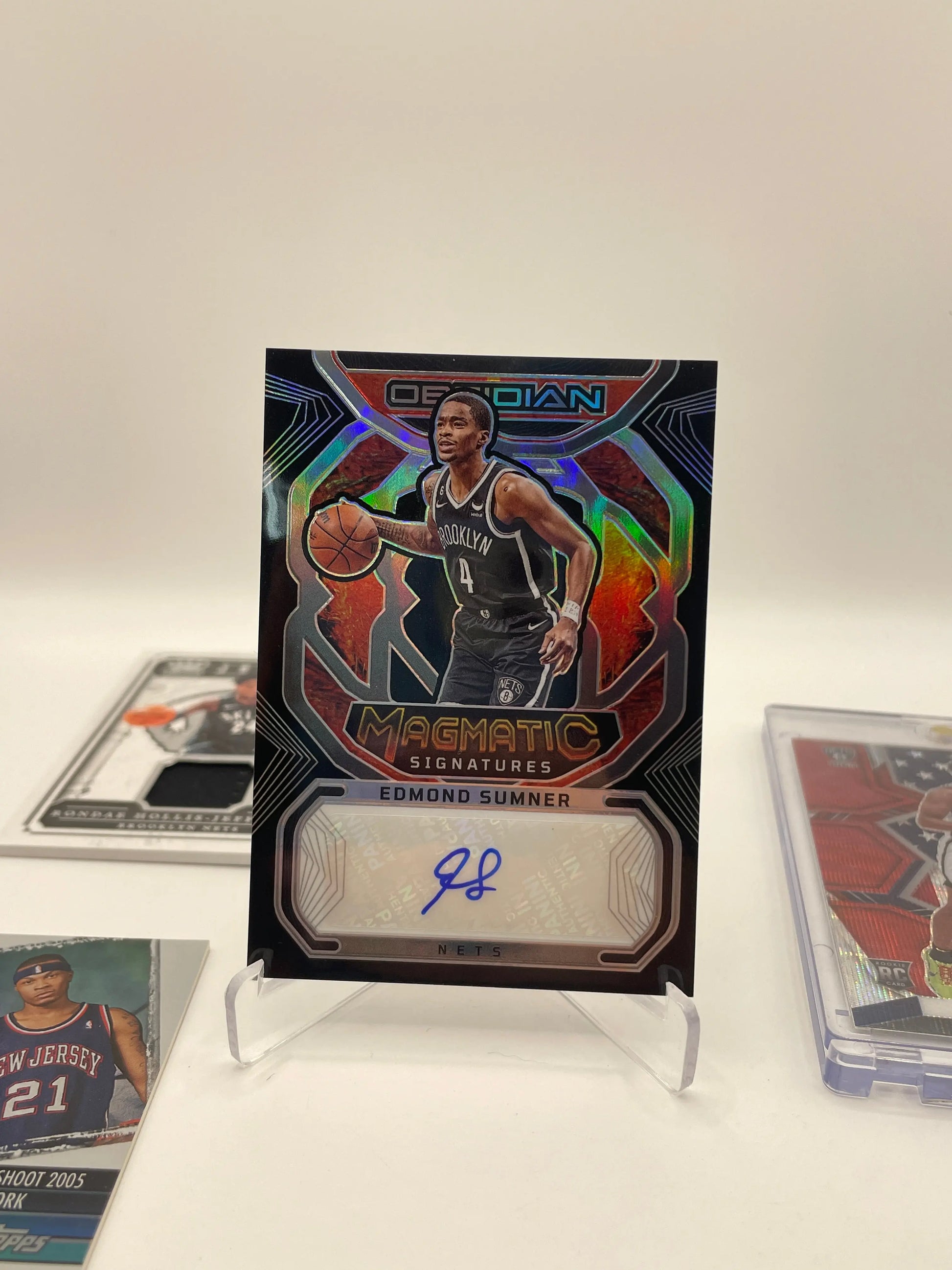 NBA Auto & Patch Brooklyn Nets sports card lot , bundle - Edmond Sumner + more (lot#45) FRENLY BRICKS - Open 7 Days