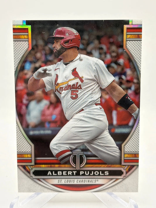 2023 Topps Tribute - #57 Albert Pujols St Louis Cardinals FRENLY BRICKS - Open 7 Days