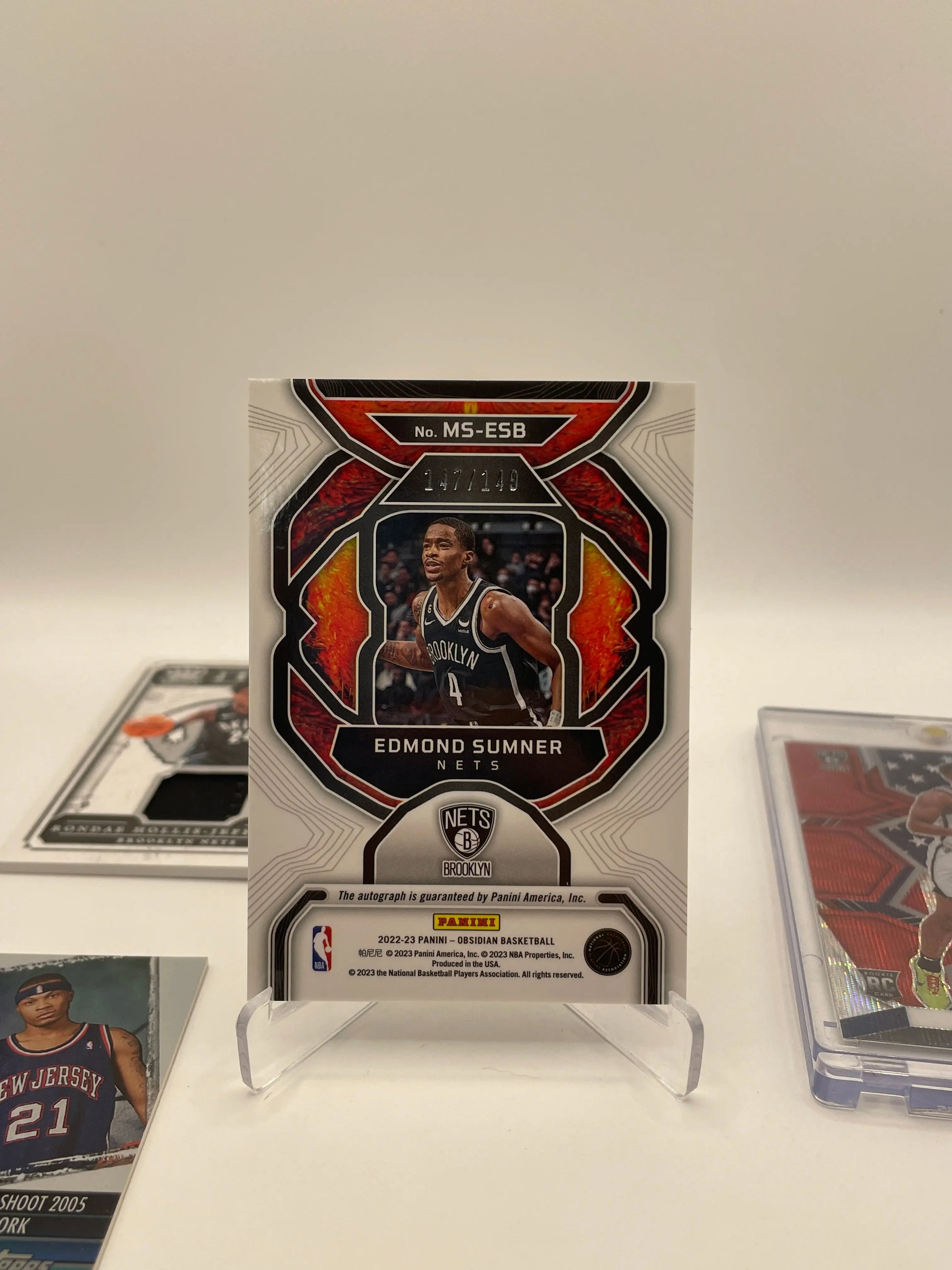 NBA Auto & Patch Brooklyn Nets sports card lot , bundle - Edmond Sumner + more (lot#45) FRENLY BRICKS - Open 7 Days