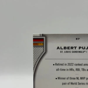 2023 Topps Tribute - #57 Albert Pujols St Louis Cardinals FRENLY BRICKS - Open 7 Days