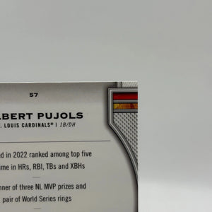 2023 Topps Tribute - #57 Albert Pujols St Louis Cardinals FRENLY BRICKS - Open 7 Days