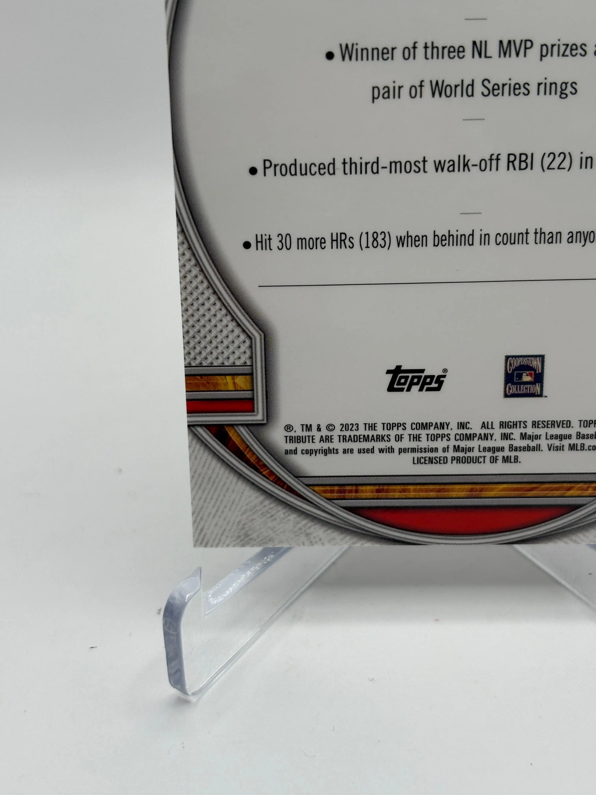 2023 Topps Tribute - #57 Albert Pujols St Louis Cardinals FRENLY BRICKS - Open 7 Days