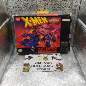 X-Men Mutant Apocalypse (Super Nintendo SNES) W/ Box Authentic FRENLY BRICKS - Open 7 Days