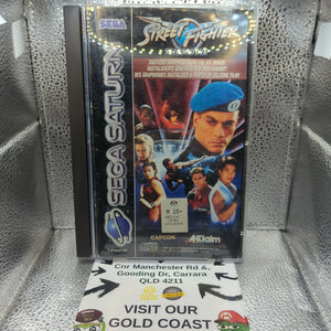 Street Fighter The Movie Sega Saturn [GH] PAL Fighting FRENLY BRICKS - Open 7 Days