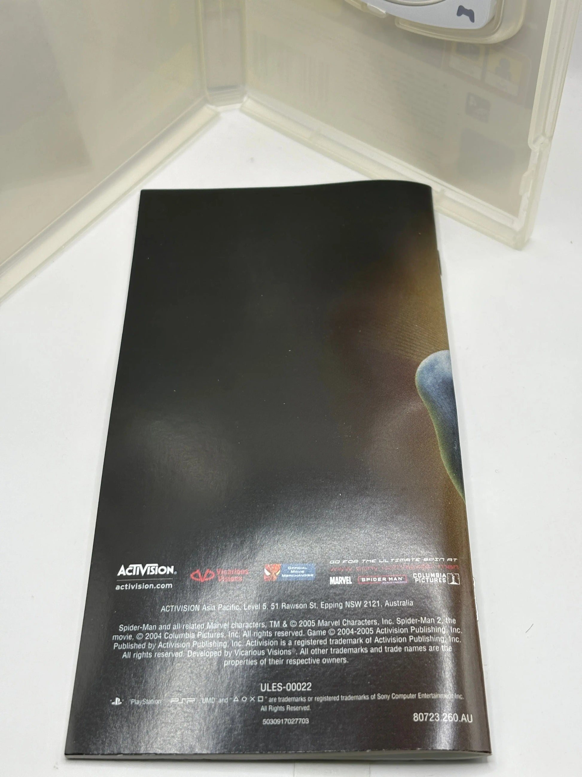 Playstation Portable PSP - Spider-man 2 2005 Complete Activision FRENLY BRICKS - Open 7 Days