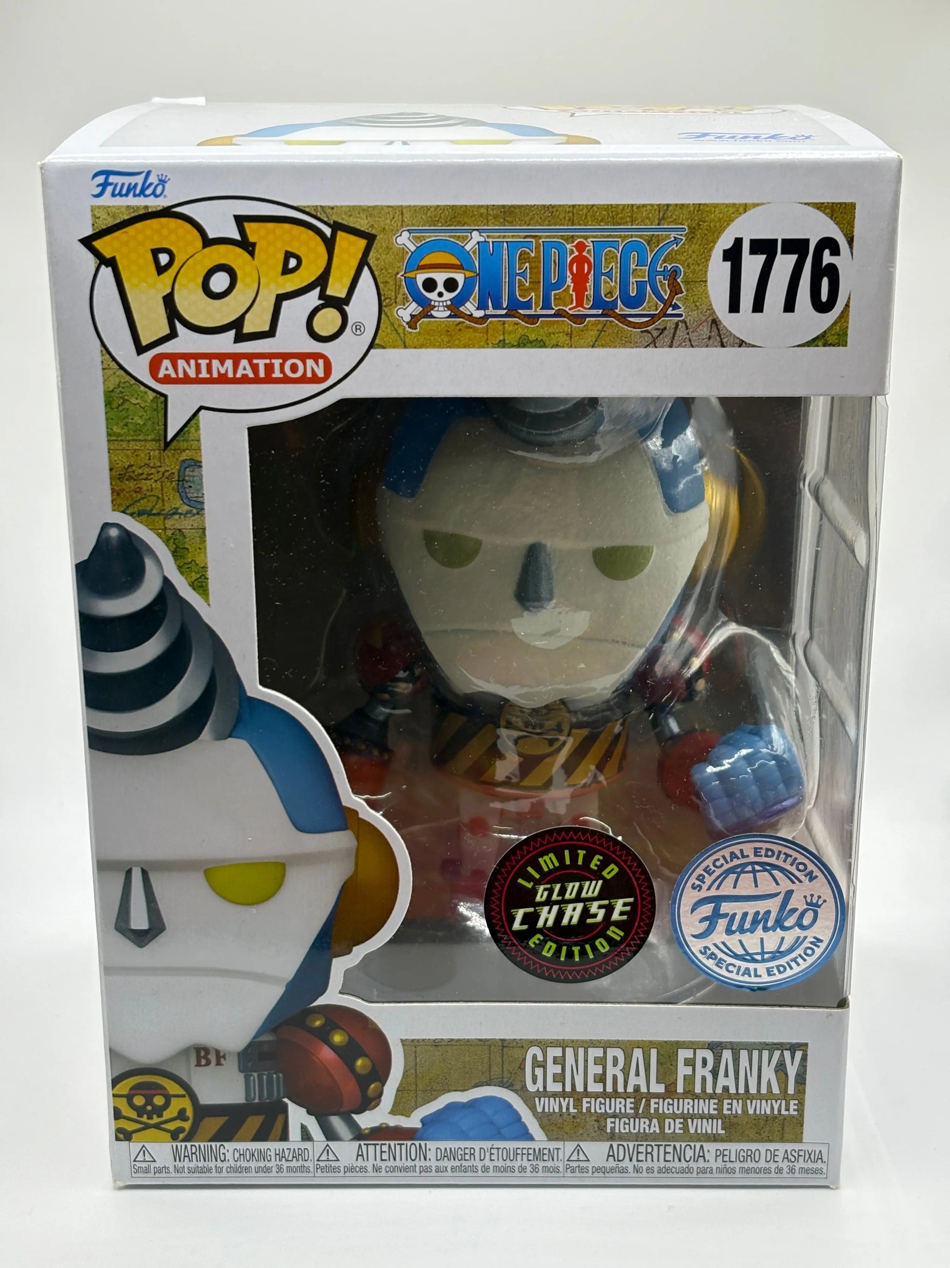 Funko POP! Animation One Piece #1776 General Franky Glow Chase SE FRENLY BRICKS - Open 7 Days