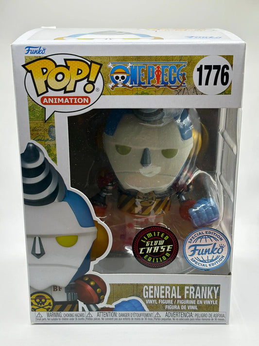 Funko POP! Animation One Piece #1776 General Franky Glow Chase SE FRENLY BRICKS - Open 7 Days
