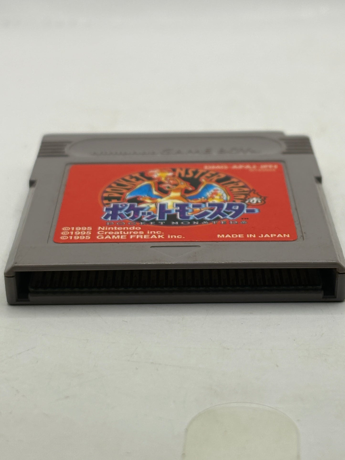 Nintendo Game Boy - Pokemon Red Japanese Video Game Cartridge FRENLY BRICKS - Open 7 Days