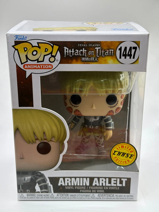Funko POP! Animation Attack on Titan #1447 Armin Arlelt Limited Chase FRENLY BRICKS - Open 7 Days