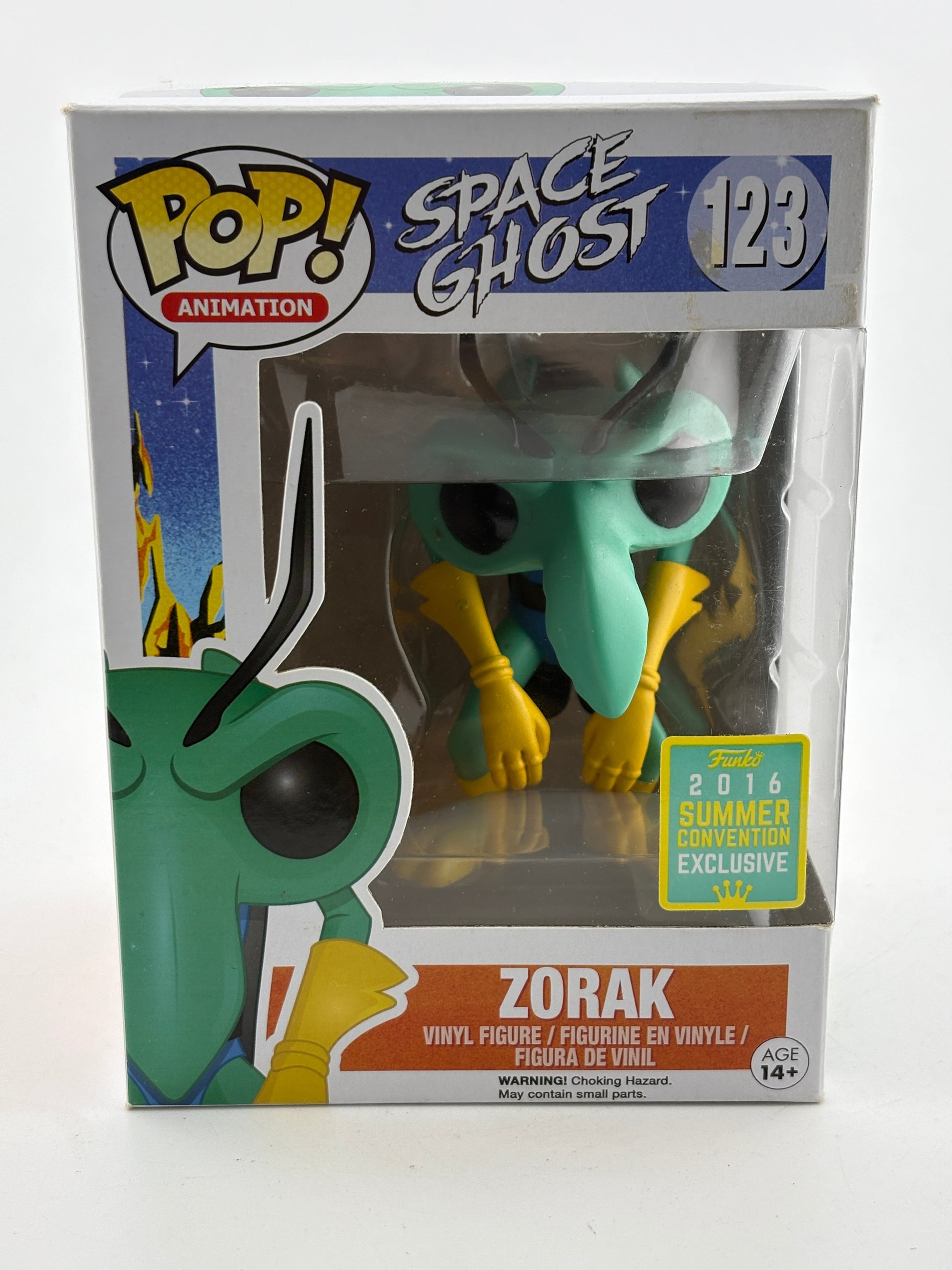 Funko POP! Animation Space Ghost #123 Zorak 2016 Summer Con Exclusive FRENLY BRICKS - Open 7 Days