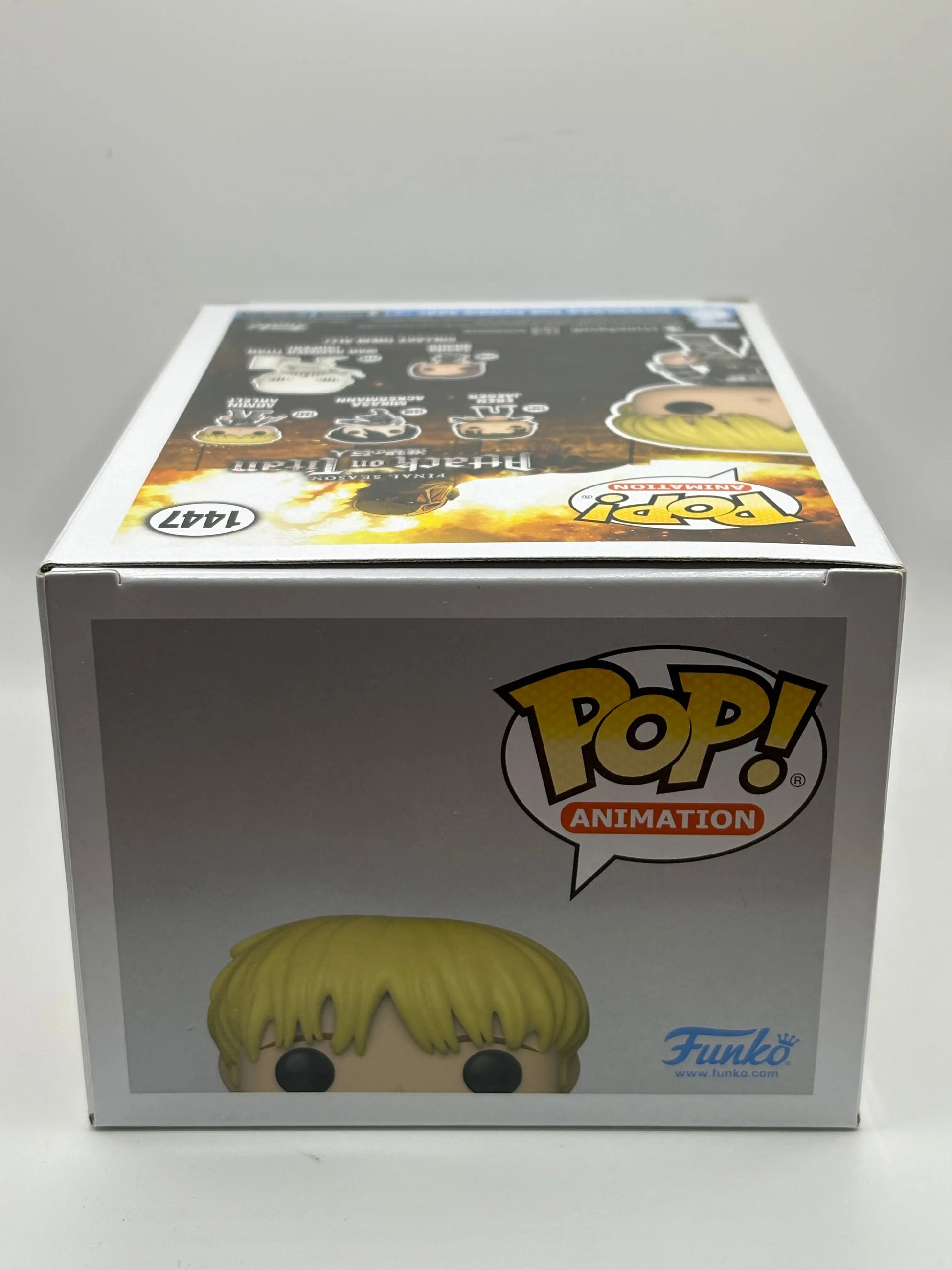 Funko POP! Animation Attack on Titan #1447 Armin Arlelt Limited Chase FRENLY BRICKS - Open 7 Days