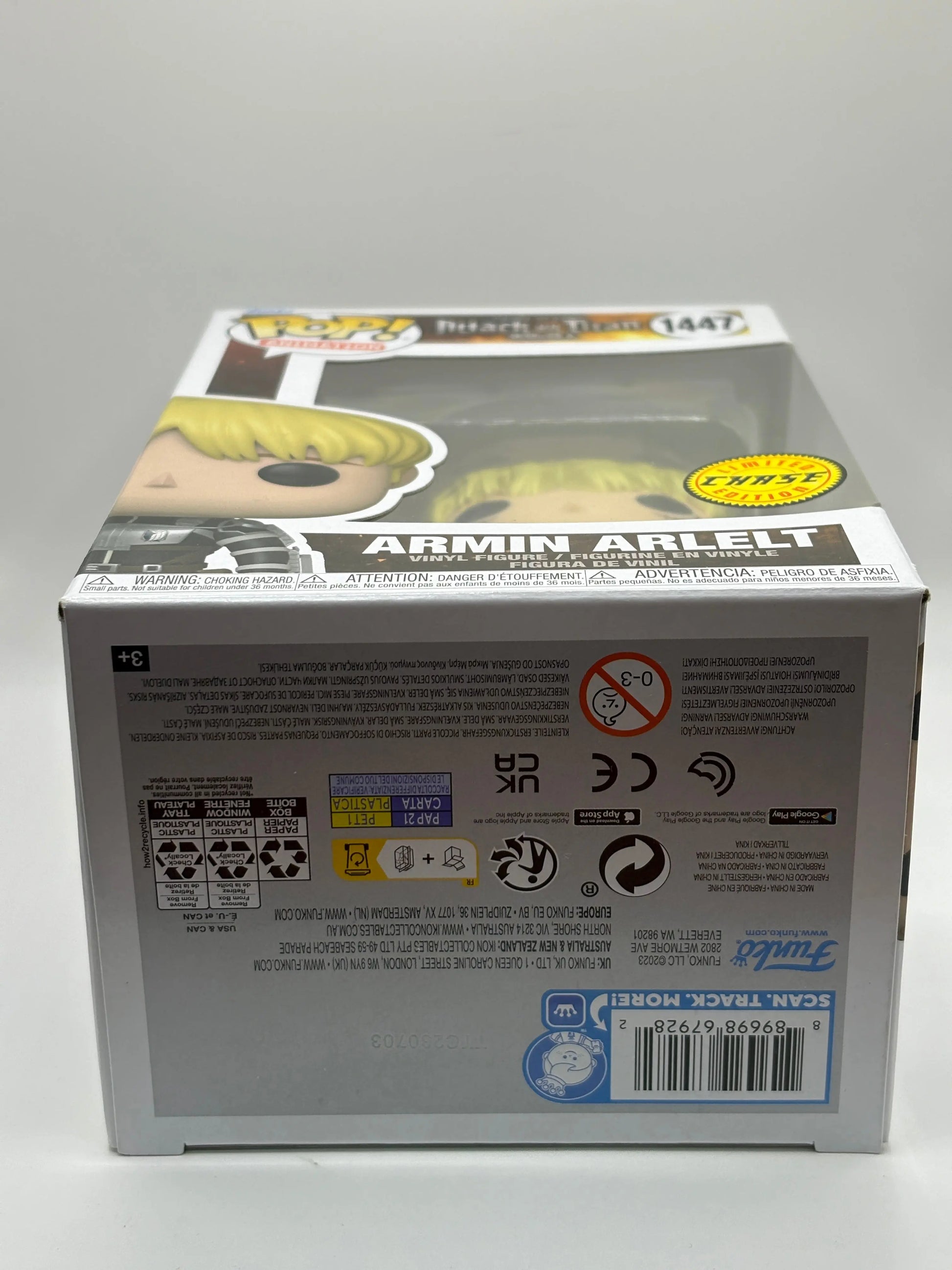Funko POP! Animation Attack on Titan #1447 Armin Arlelt Limited Chase FRENLY BRICKS - Open 7 Days